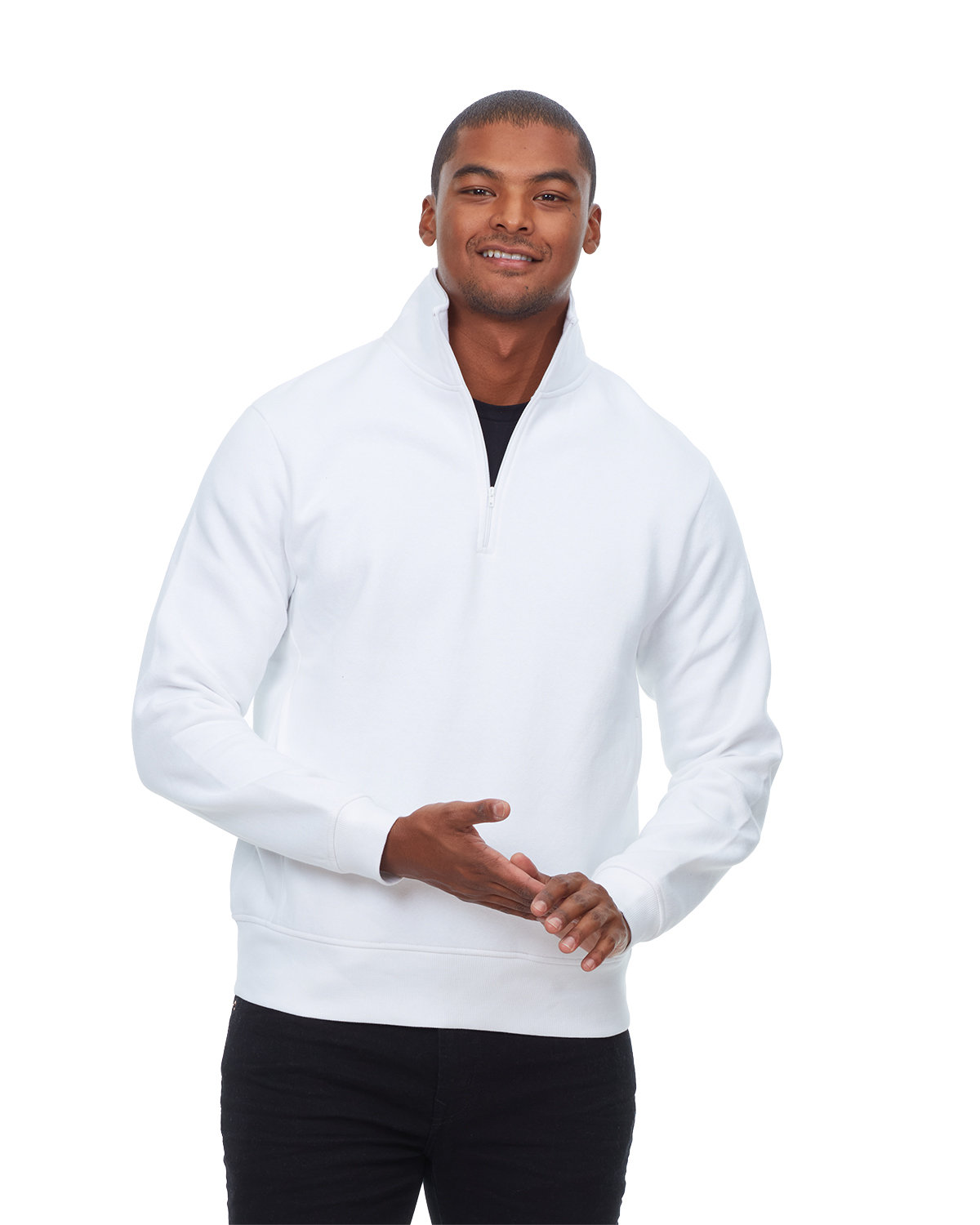 Unisex Ultimate Fleece Quarter-Zip Sweatshirt-Threadfast Apparel