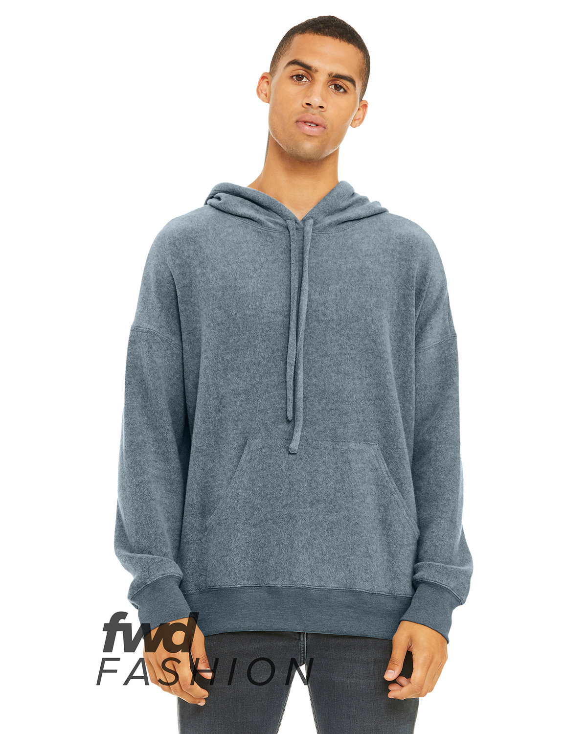 Fwd Fashion Unisex Sueded Fleece Pullover Sweatshirt-Bella &#43; Canvas