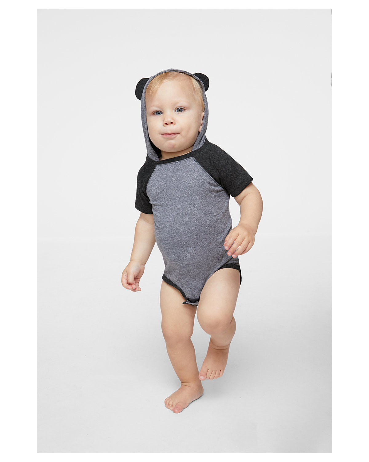 Infant Character Hooded Bodysuit With Ears-Rabbit Skins