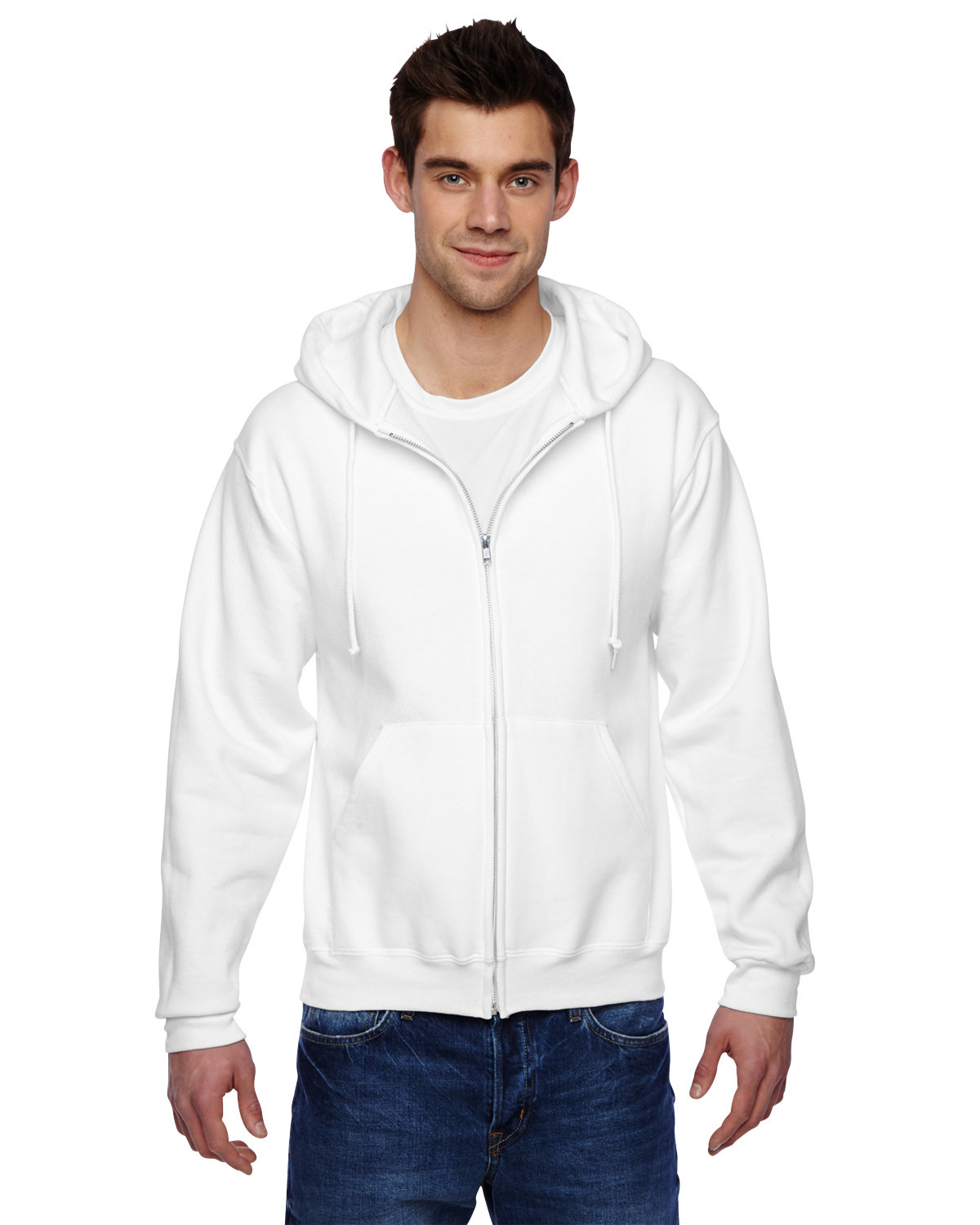 Adult Super Sweats® Nublend® Fleece Full-Zip Hooded Sweatshirt-