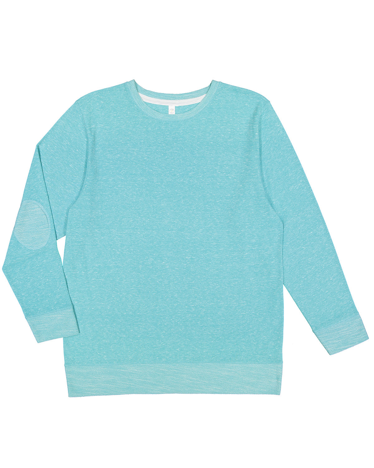 Rabbit Skins Toddler Harborside M/élange French Terry Long Sleeve Crew Neck with Elbow Patches