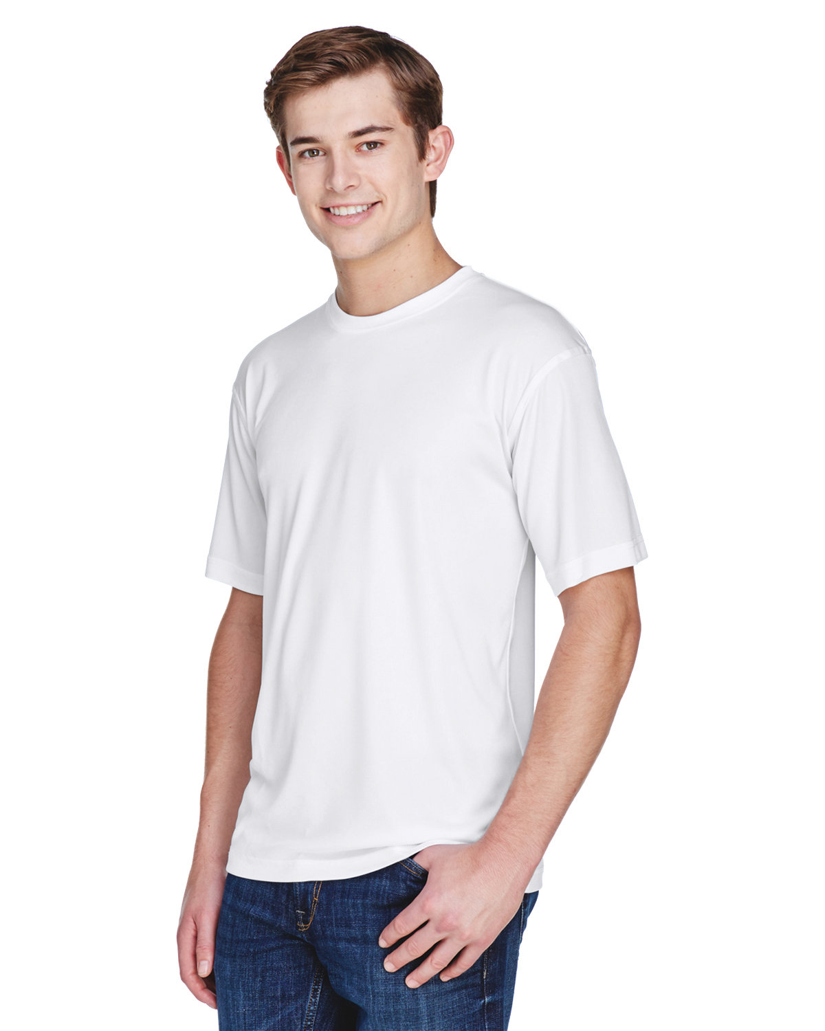 Mens Cool & Dry Basic Performance T-Shirt-UltraClub