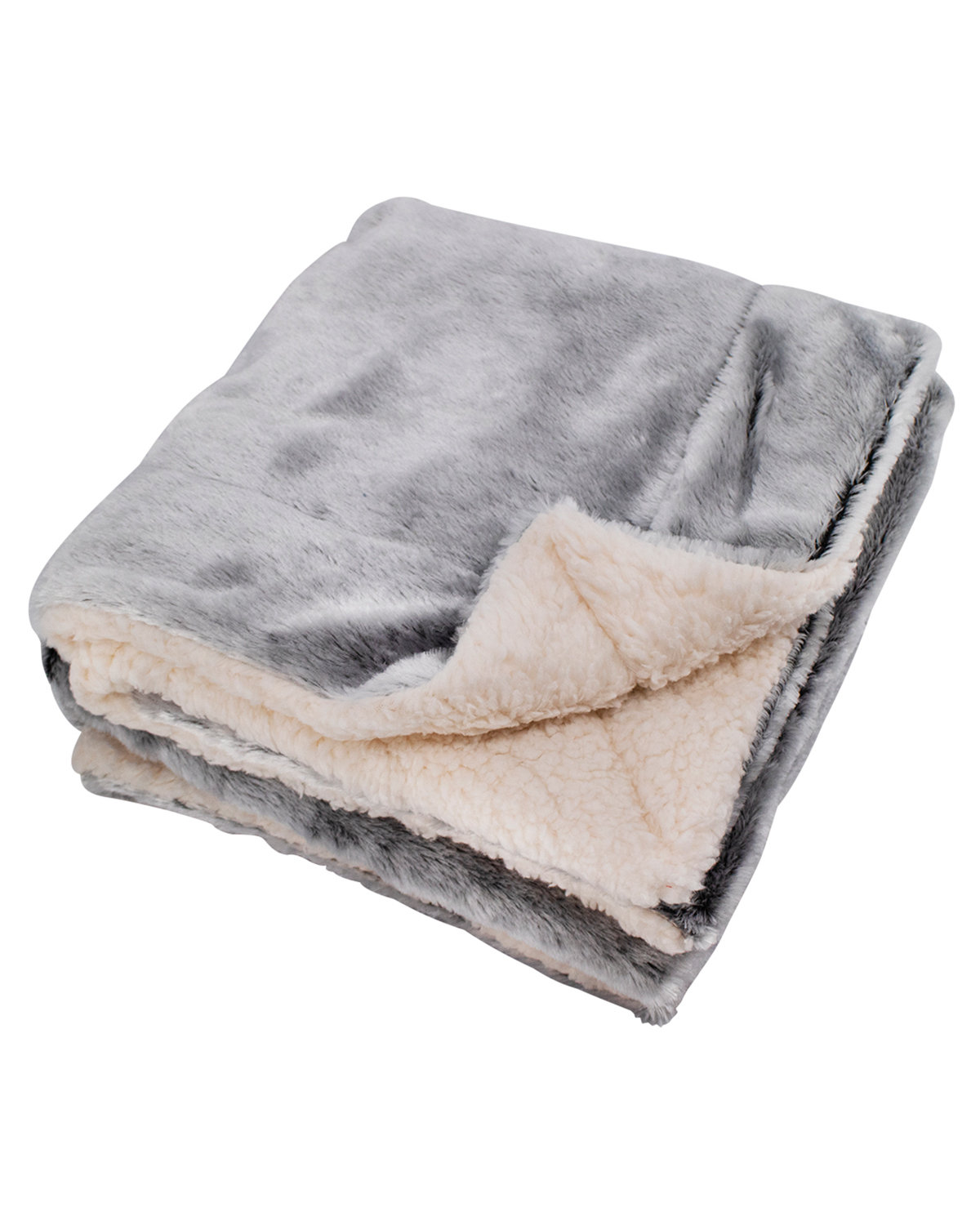 Faux Fur Sherpa Blanket-