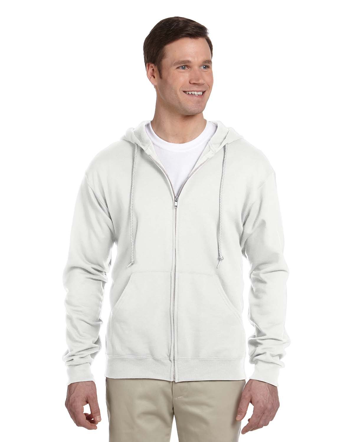 Adult Nublend® Fleece Full-Zip Hooded Sweatshirt-