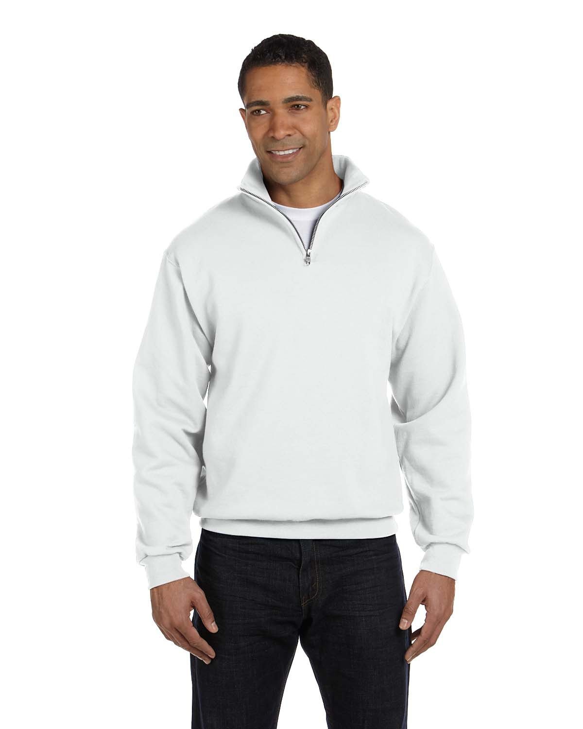 Adult Nublend® Quarter-Zip Cadet Collar Sweatshirt-Jerzees