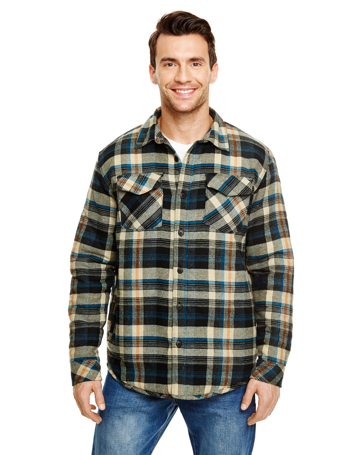 Adult Quilted Flannel Jacket-