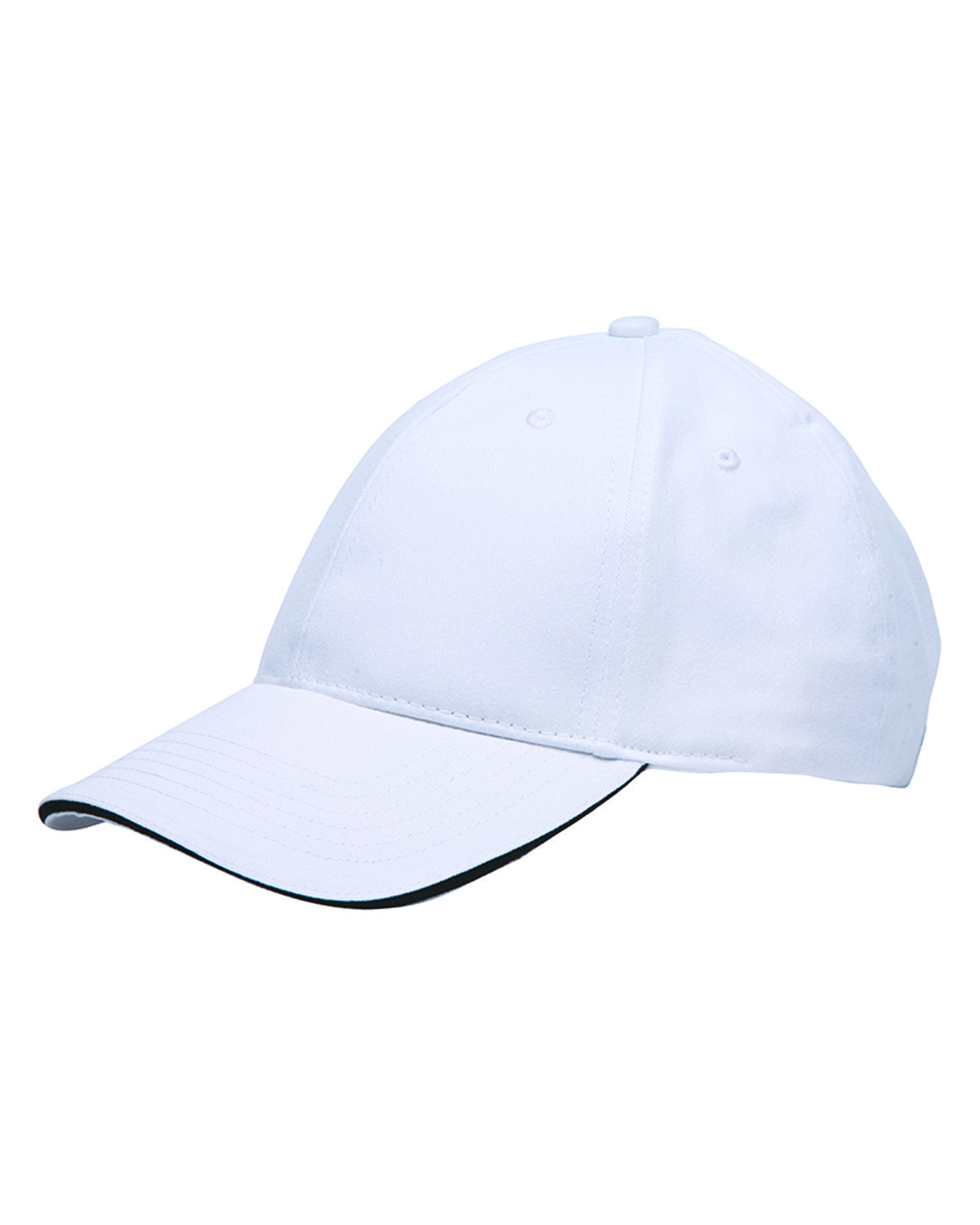 100% Washed Cotton Unstructured Sandwich Cap-Bayside