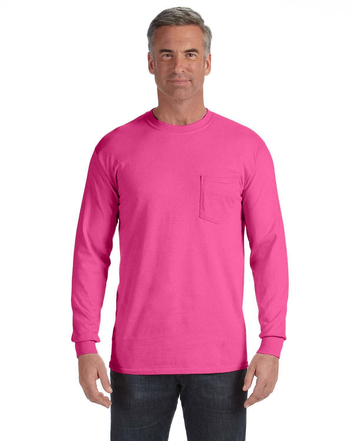 Adult Heavyweight Rs long-Sleeve Pocket T-Shirt-Comfort Colors