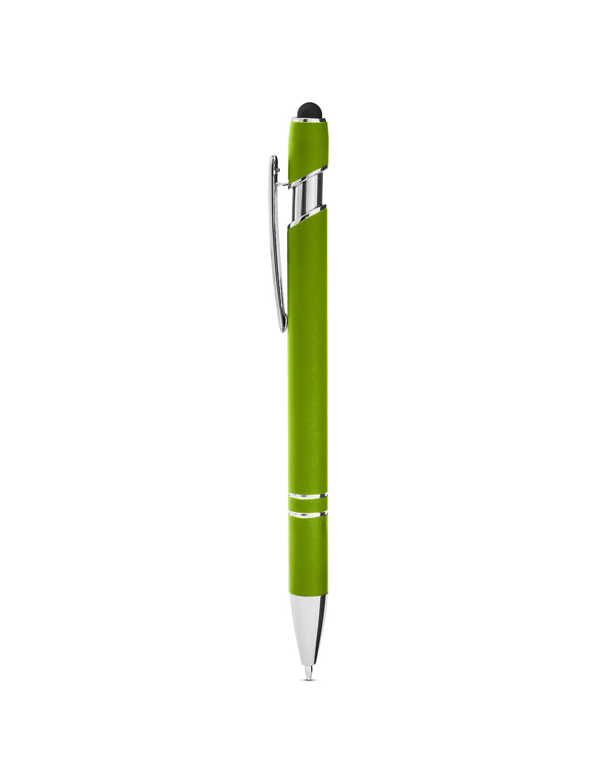 Rubberized Aluminum Click Stylus Pen-CORE365