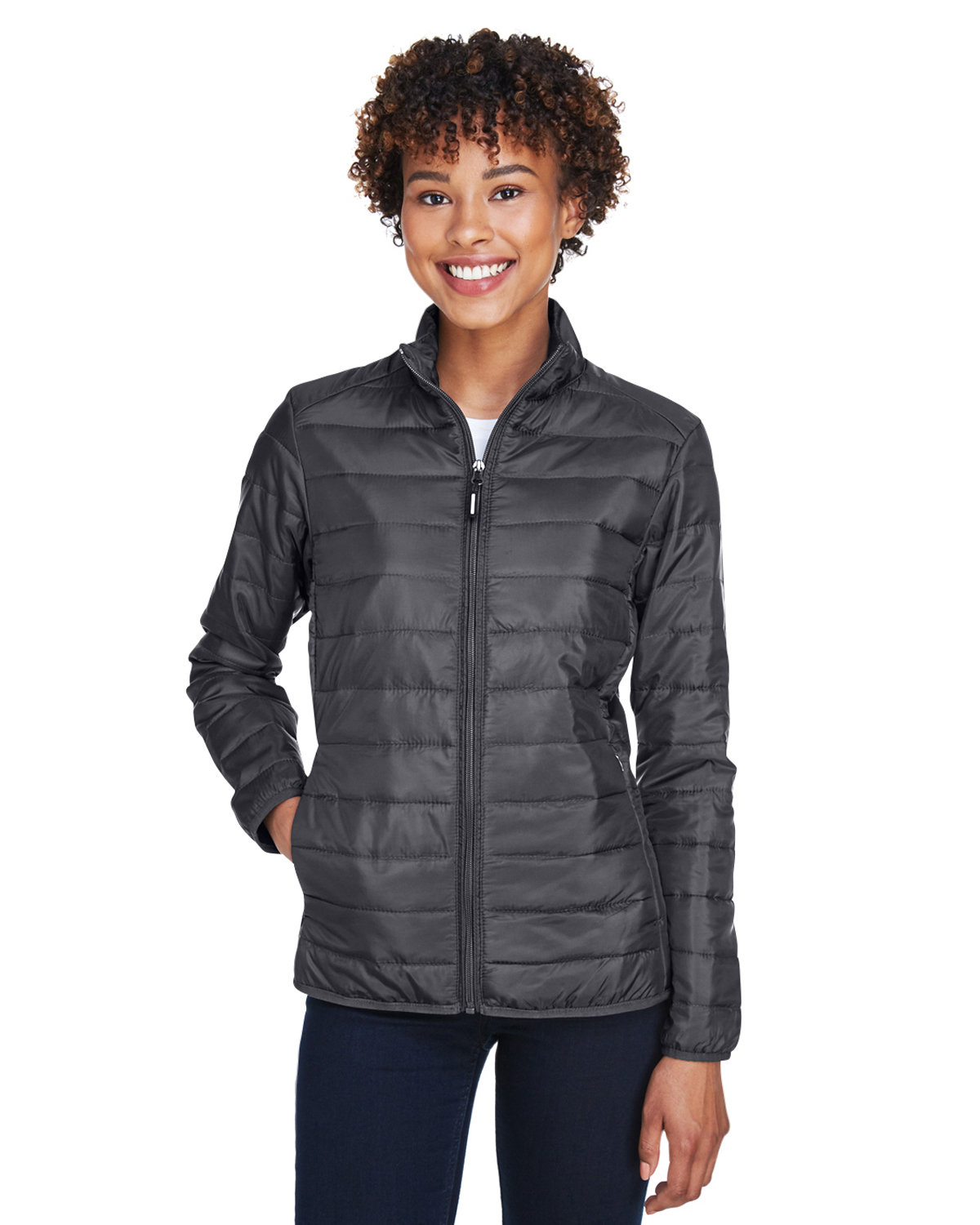 Ladies Prevail Packable Puffer Jacket-CORE365