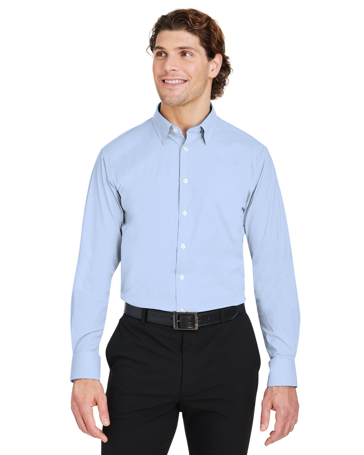 Crownlux Performance® Mens Microstripe Shirt-Devon &#38; Jones