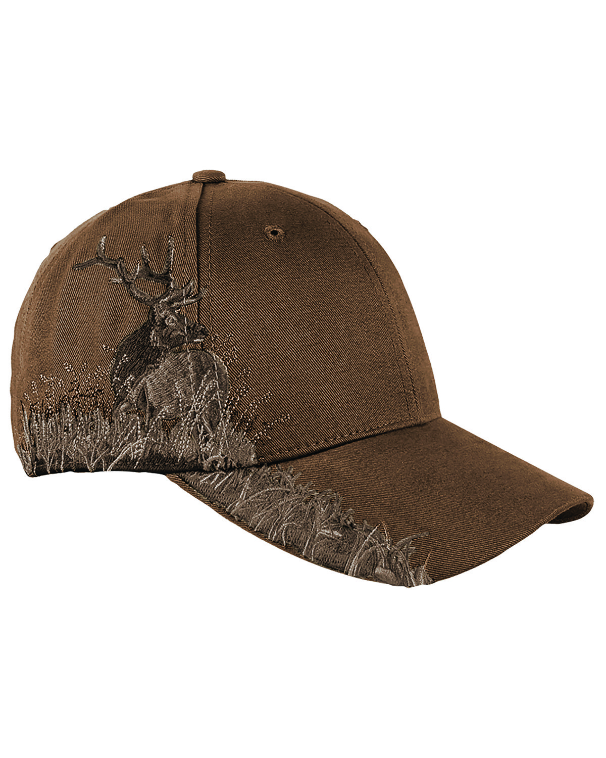 Brushed Cotton Twill Elk Cap-