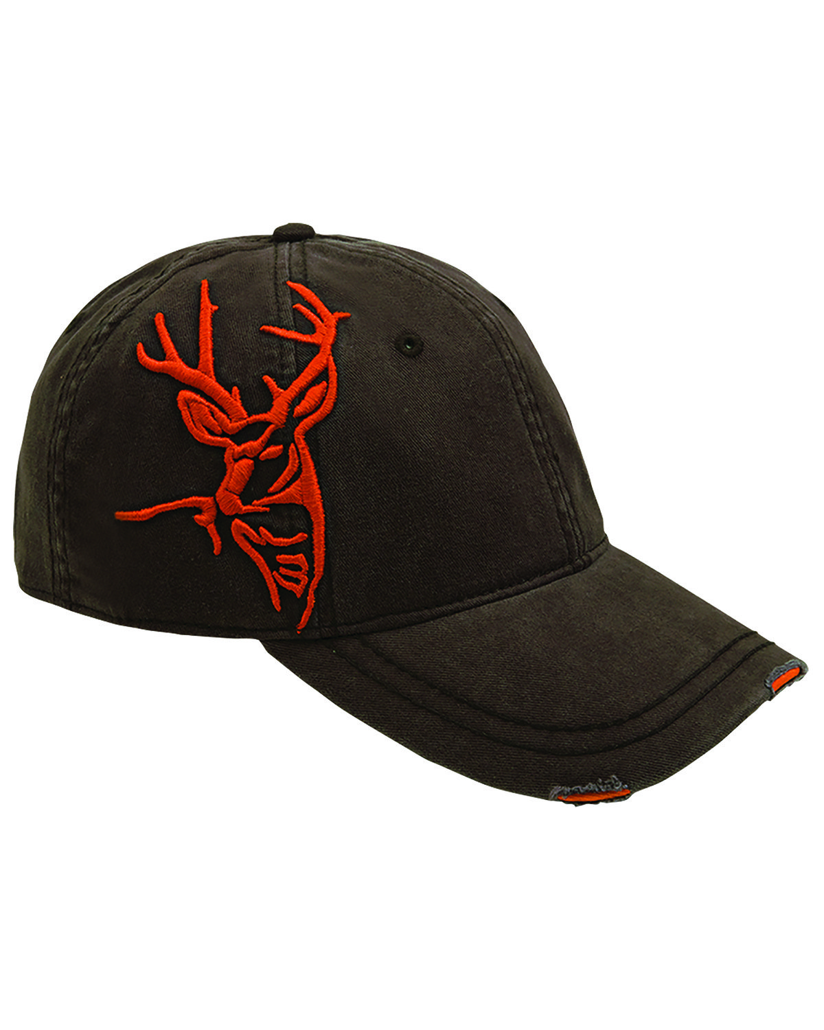 Brushed Cotton Twill Buck 3d Cap-