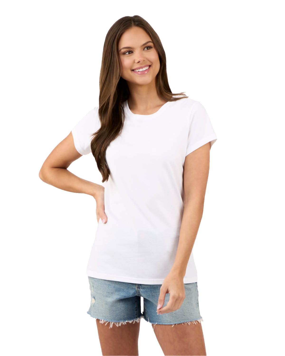 Ladies Recrafted Recyled T-Shirt-Boxercraft