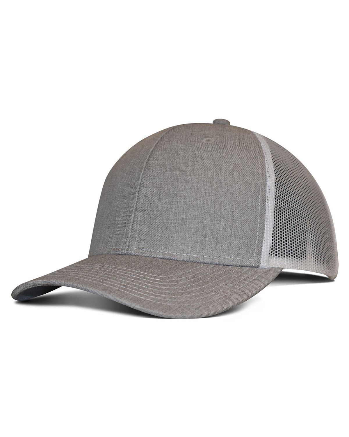 Heathered Cotton Polyester Trucker Hat-