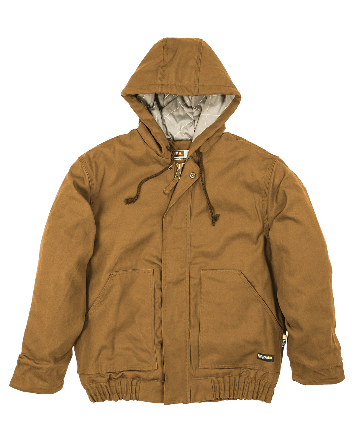 Mens Flame&#45;Resistant Hooded Jacket-Berne