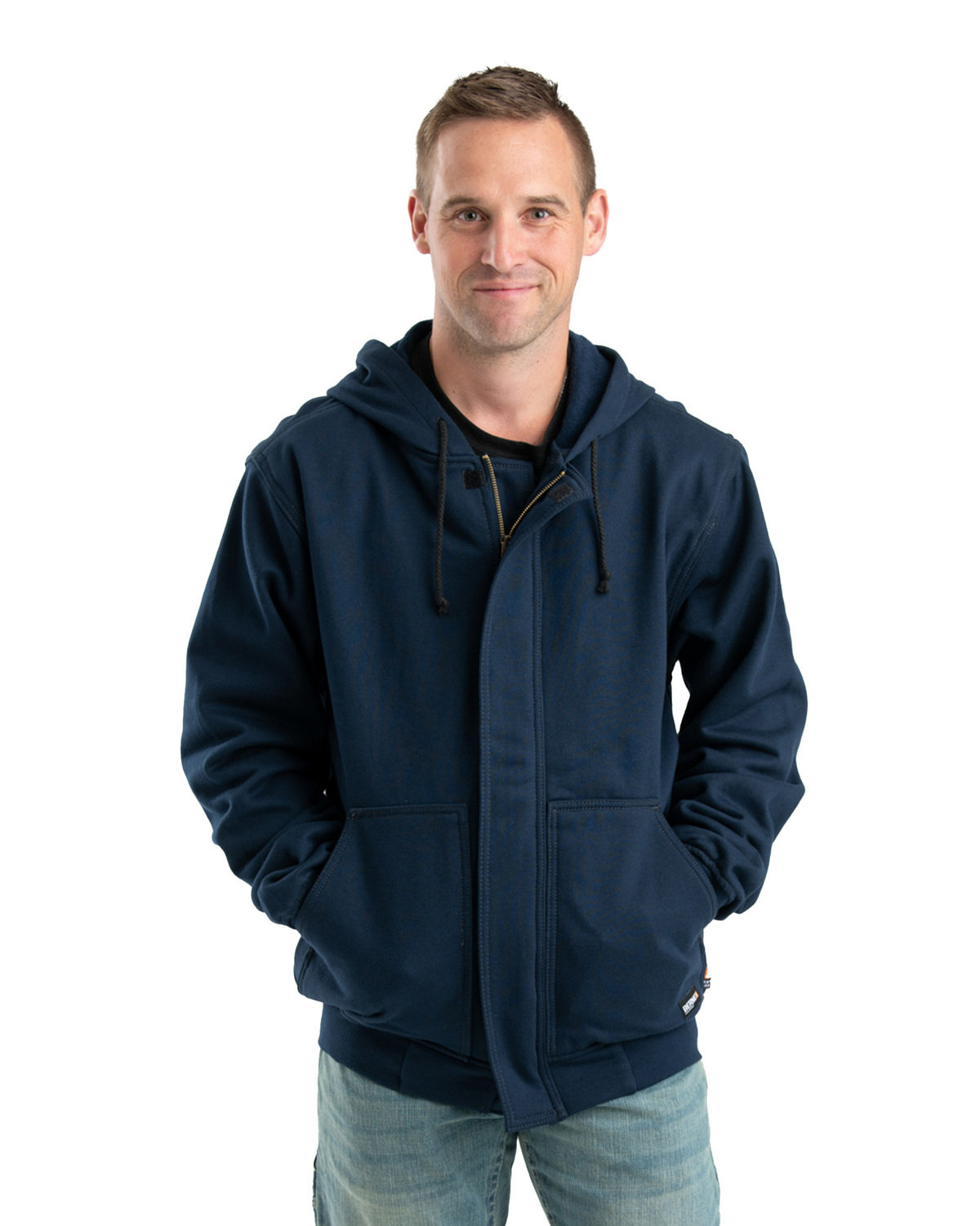Mens Tall Flame&#45;Resistant Hooded Sweatshirt-Berne