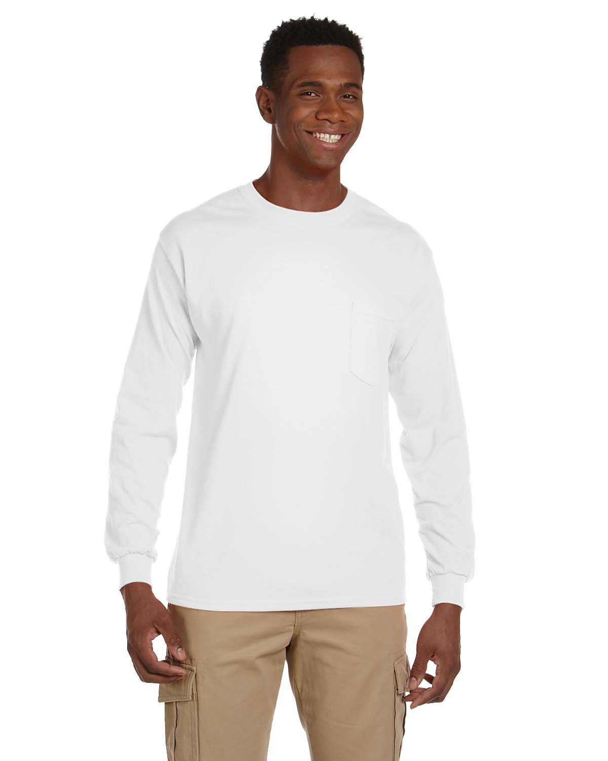 Adult Ultra Cotton® Long-Sleeve Pocket T-Shirt-