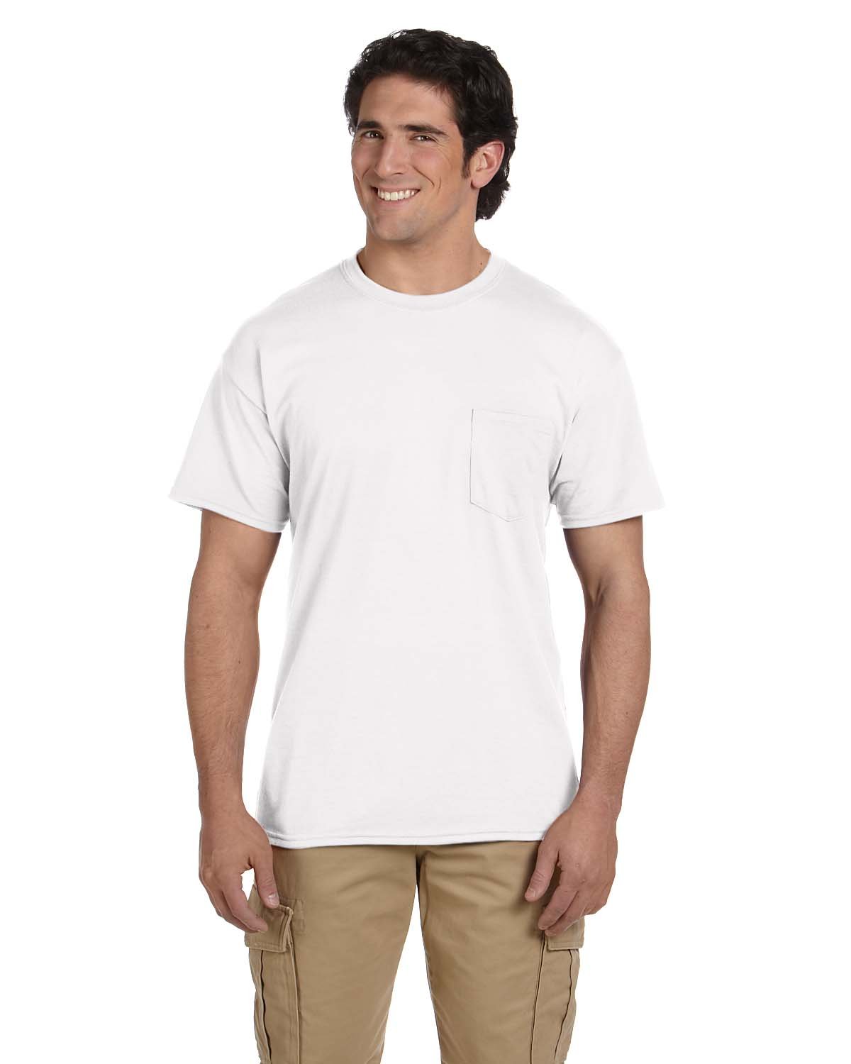 Adult 50/50 Pocket T-Shirt-Gildan