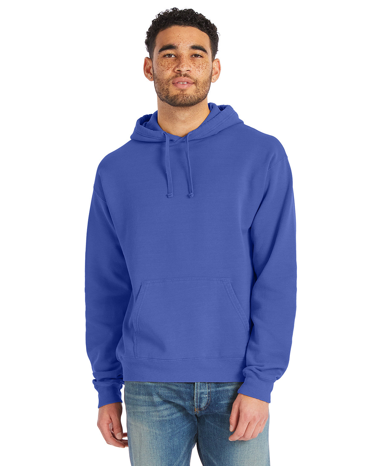 Unisex Pullover Hooded Sweatshirt-ComfortWash by Hanes