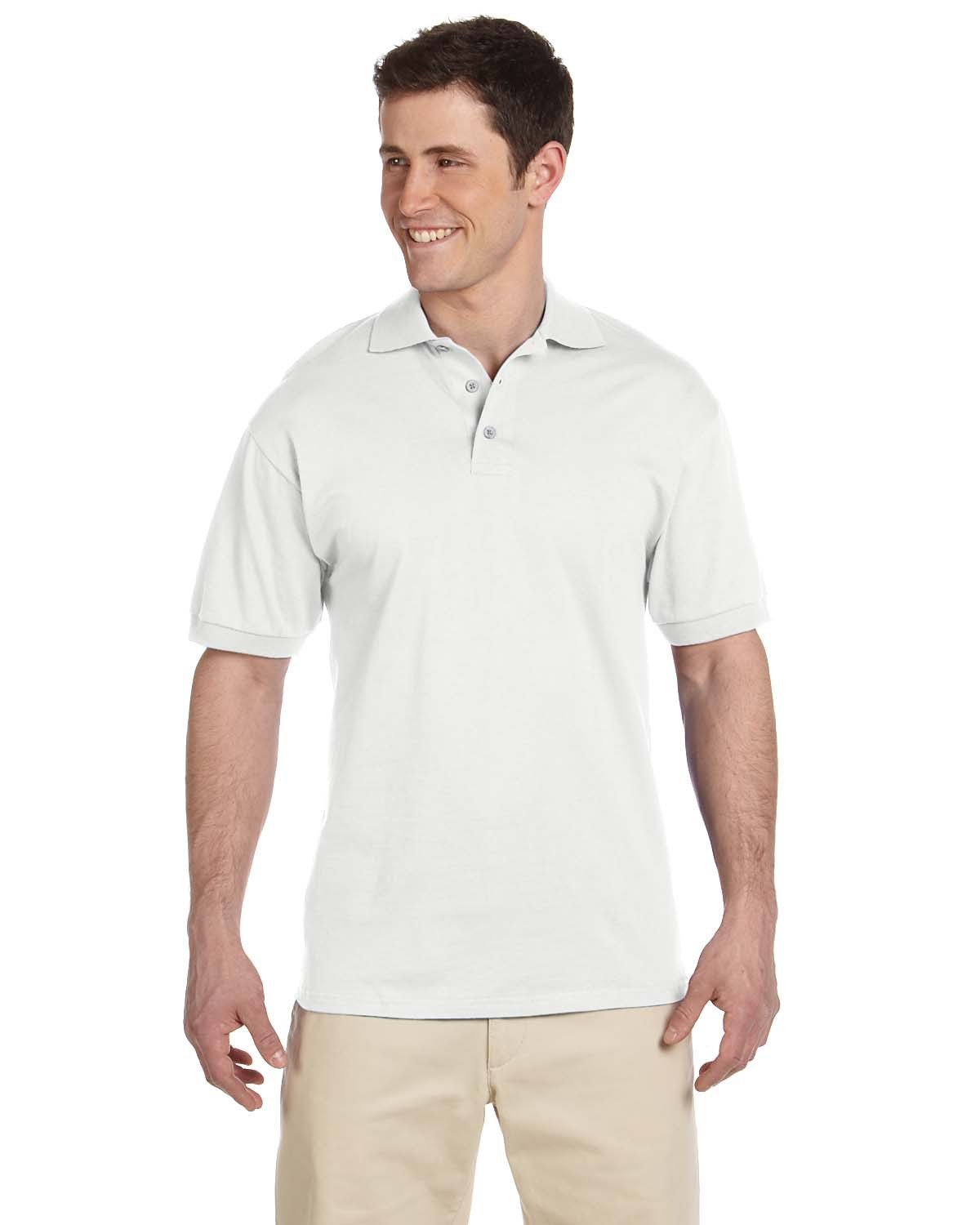 Adult Heavyweight Cotton&#8482; Jersey Polo-Jerzees