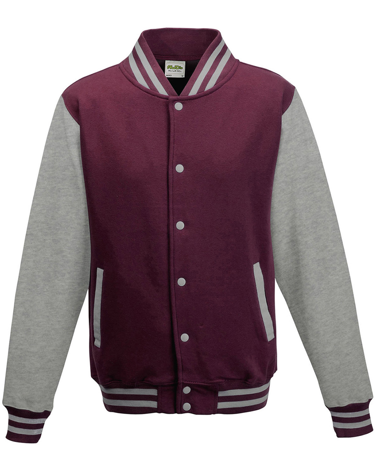 Mens Heavyweight Letterman Jacket-Just Hoods By AWDis