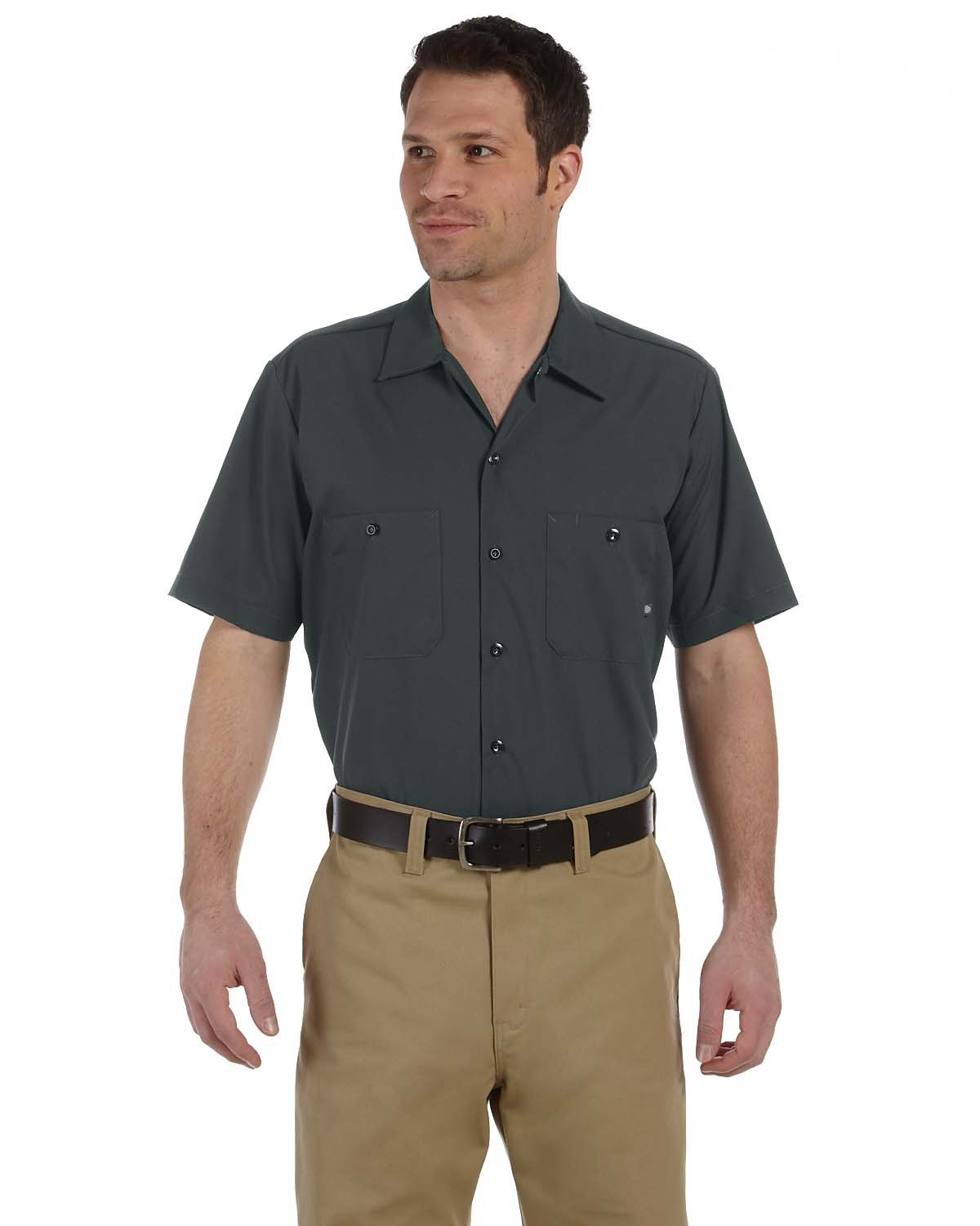 Mens Industrial Short-Sleeve Work Shirt-Dickies