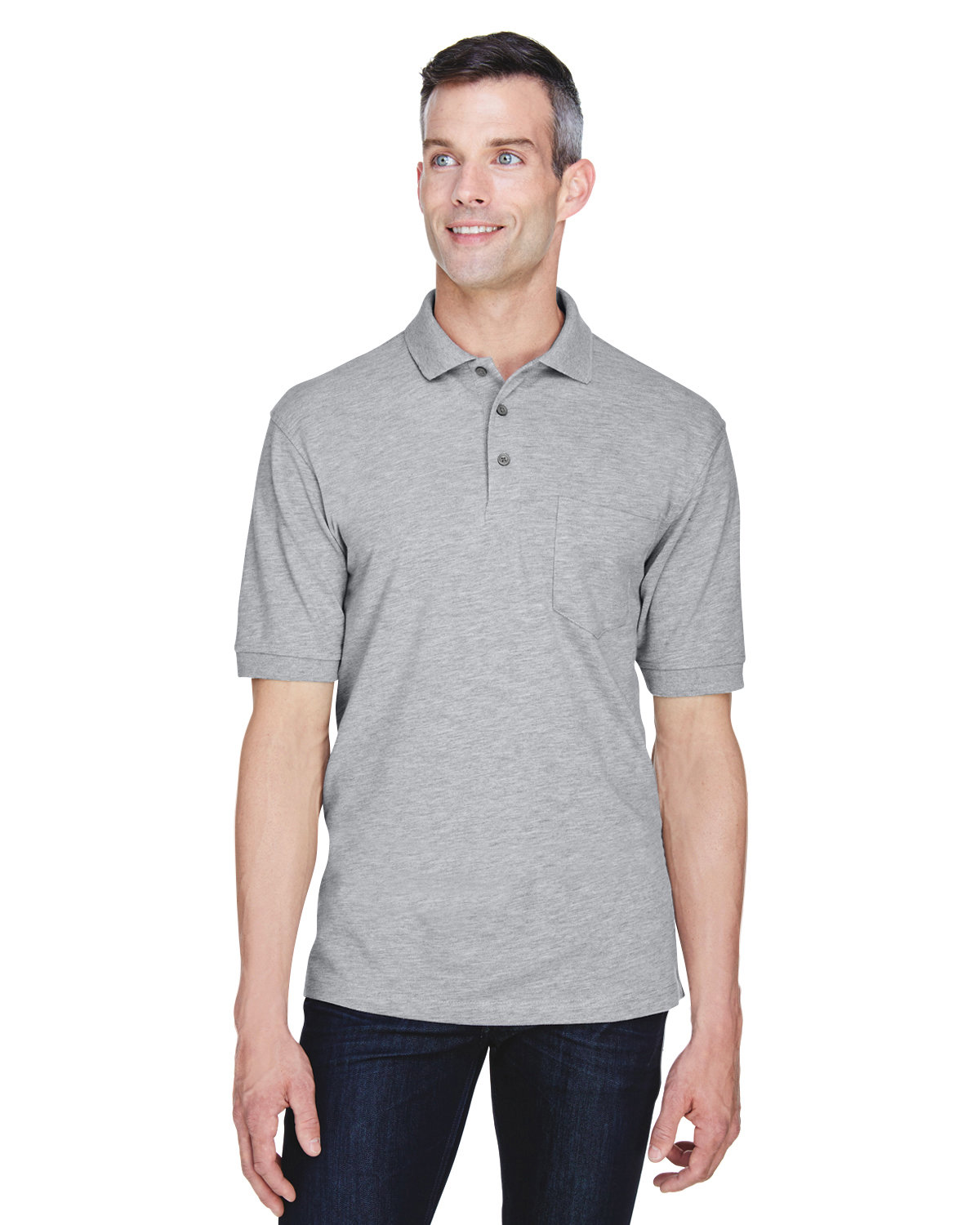 Mens Easy Blend™ Polo With pocket-