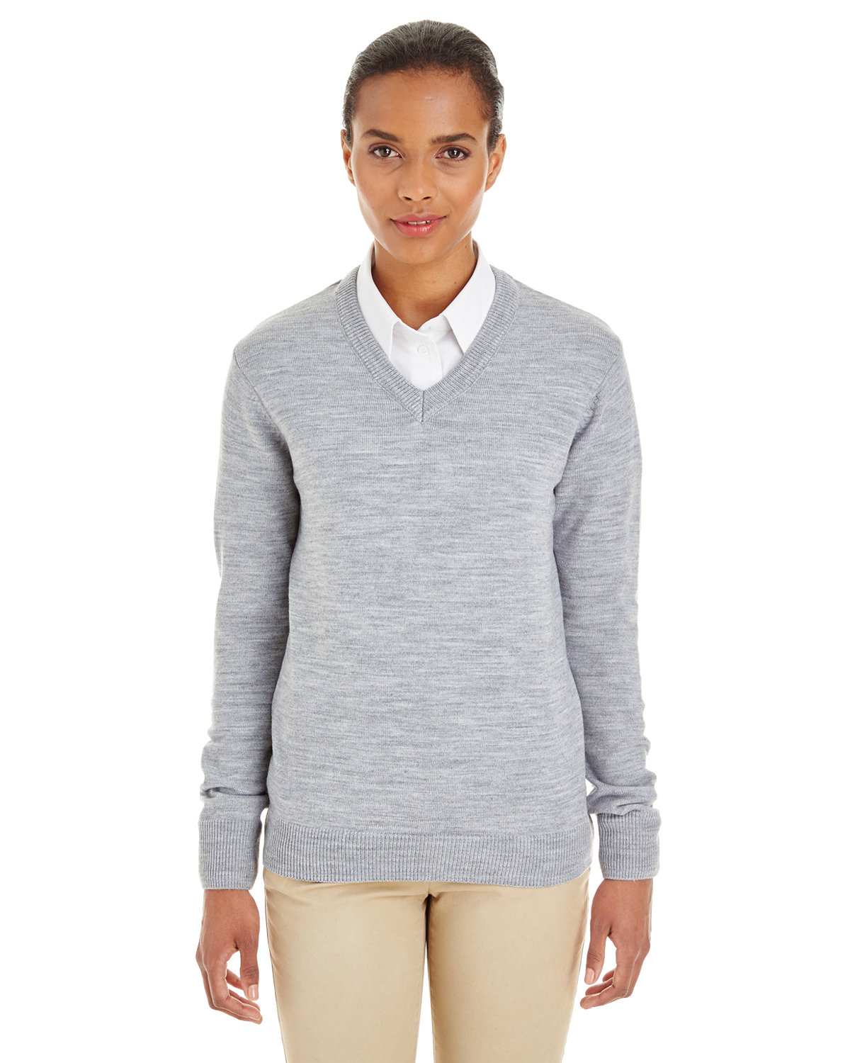 Ladies Pilbloc™ V-Neck Sweater-Harriton