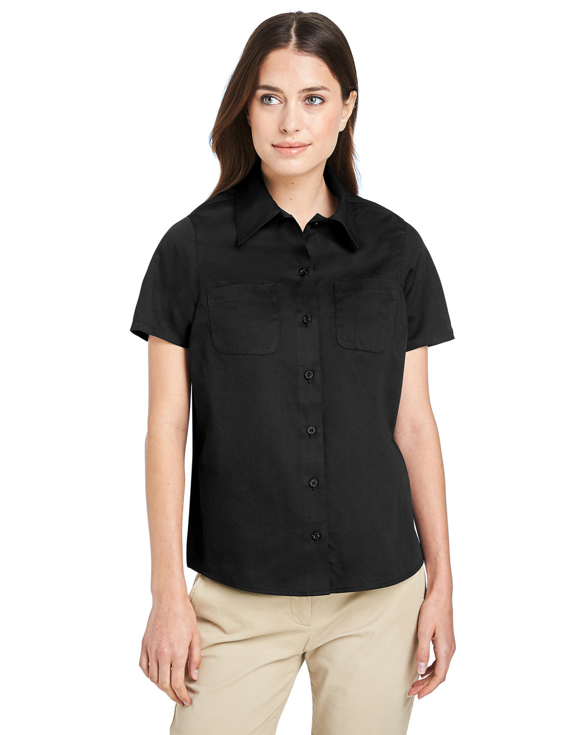 Ladies Advantage Il Short-Sleeve Work Shirt-Harriton