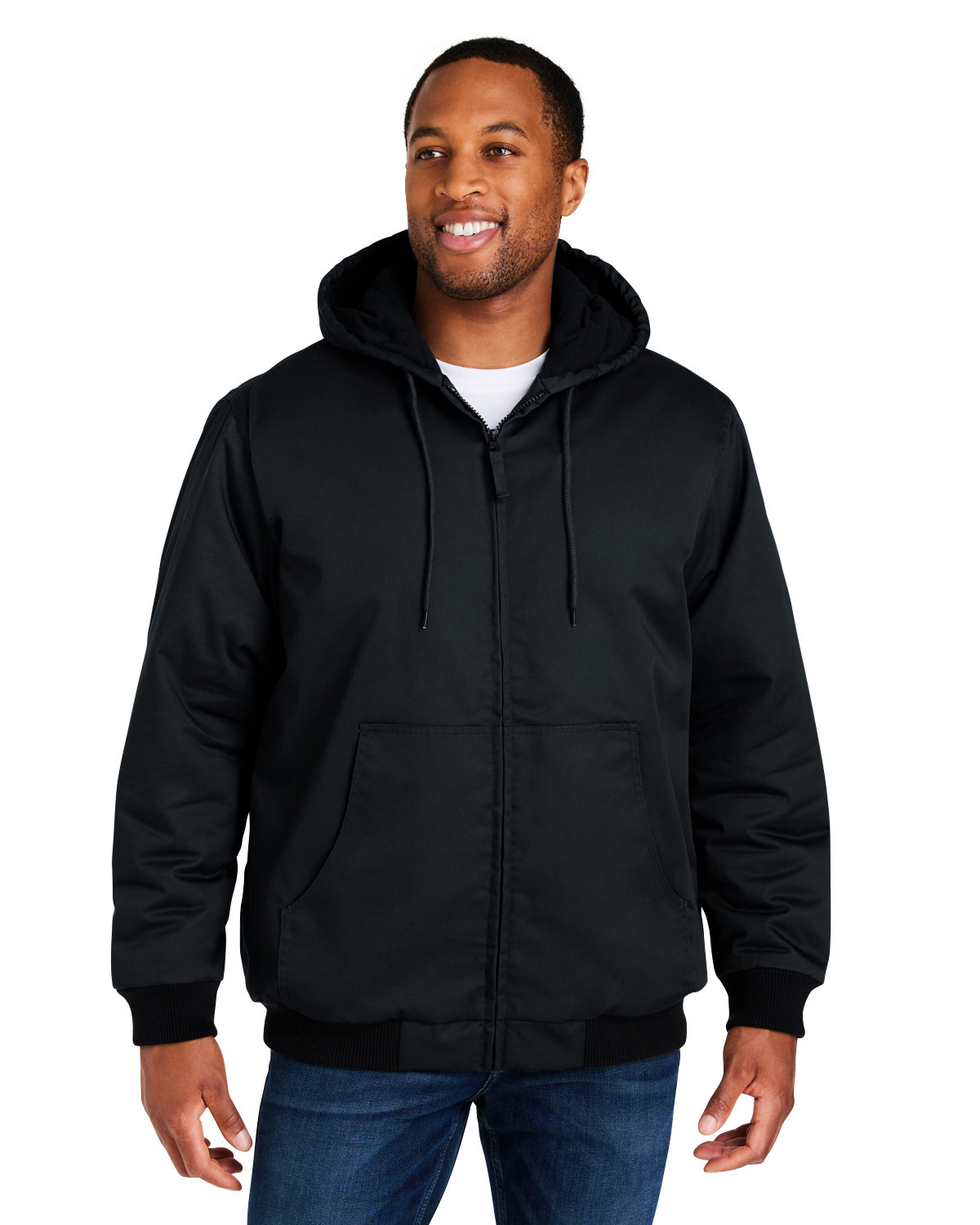 Mens Tall Climabloc® Heavyweight Hooded Full-Zip Jacket-