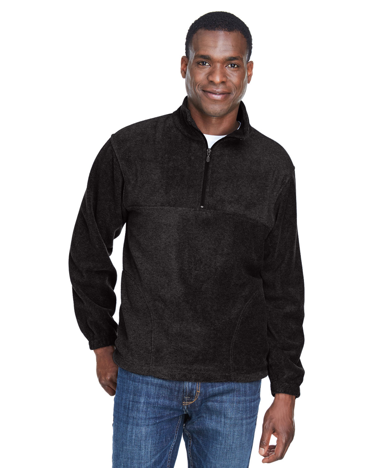 Adult Quarter-Zip Fleece Pullover-