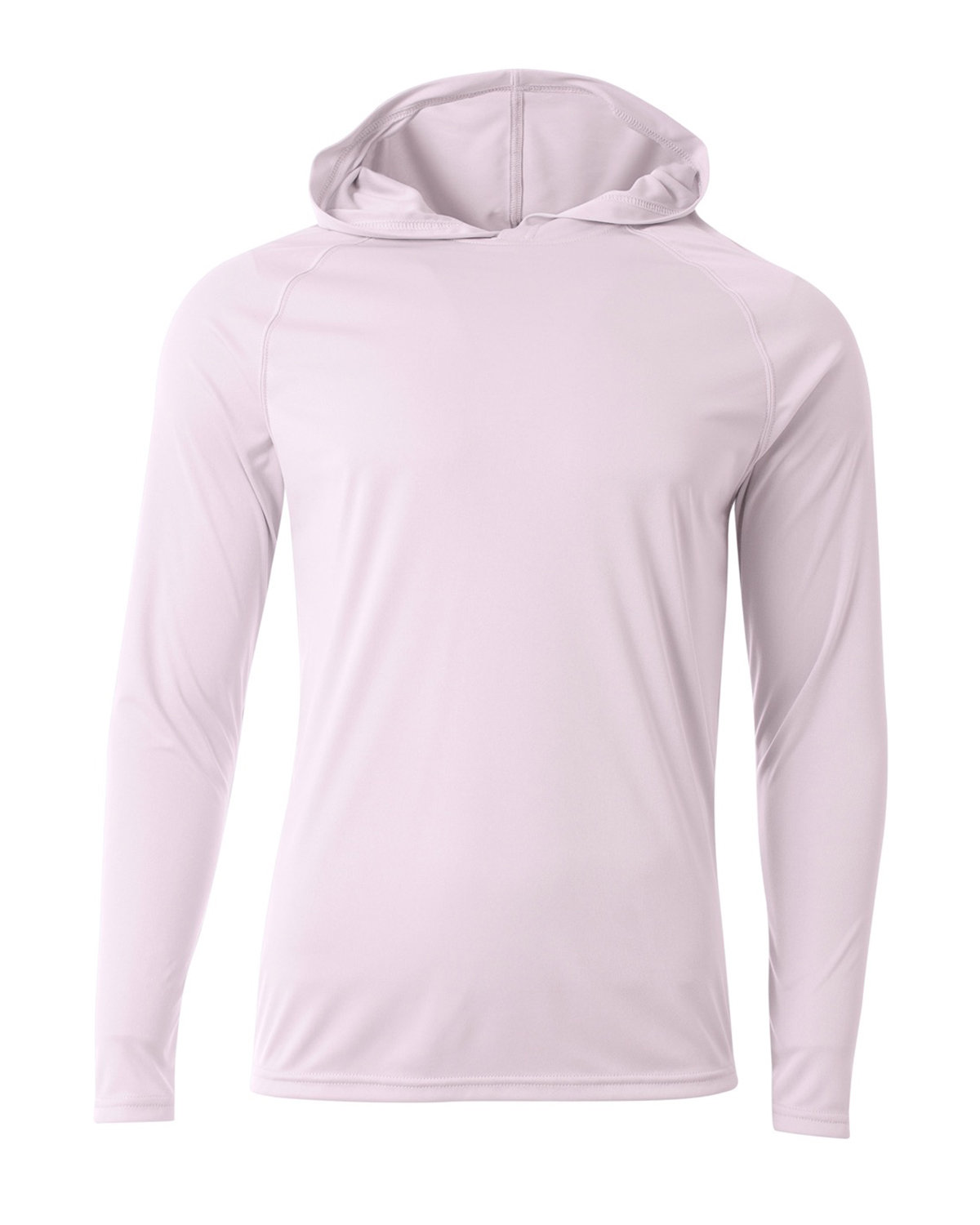 Mens Cooling Performance Long-Sleeve Hooded T-Shirt-A4