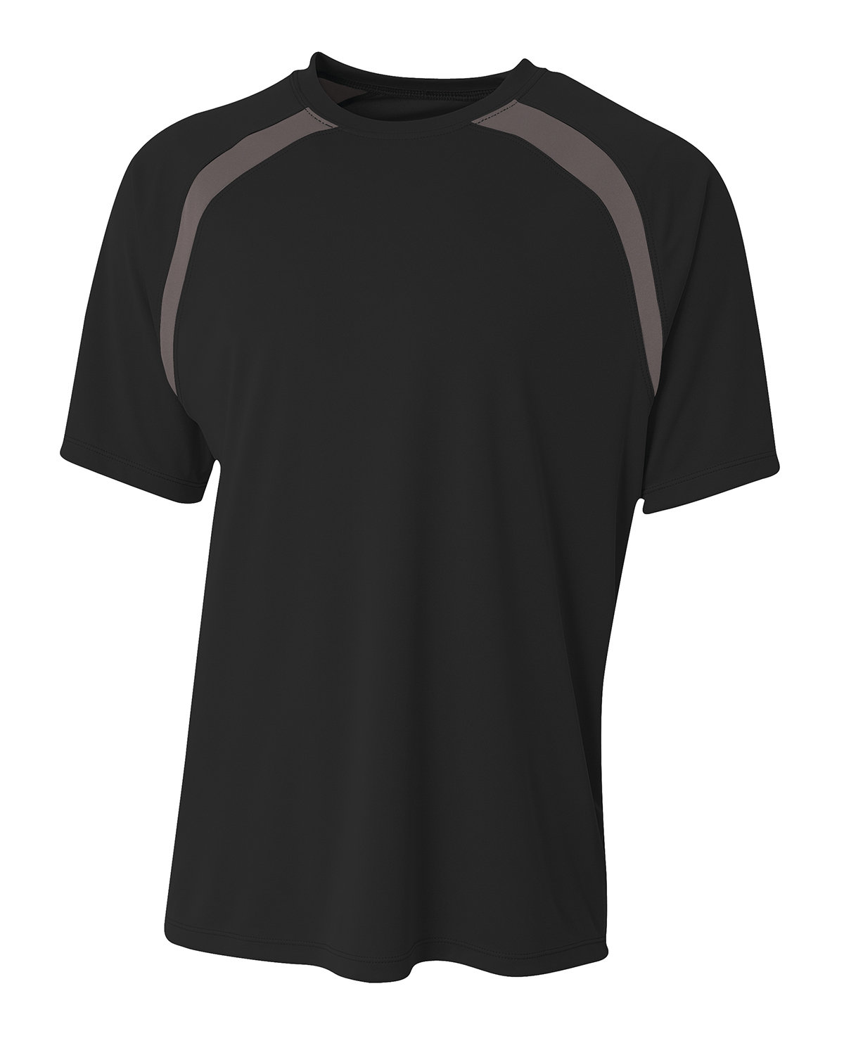 Boys Spartan Short Sleeve Color Block Crew Neck T-Shirt-
