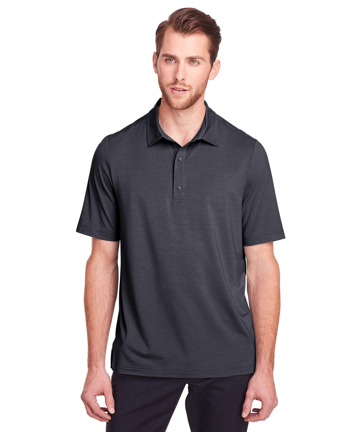 Mens Jaq Snap-Up Stretch Performance Polo-North End