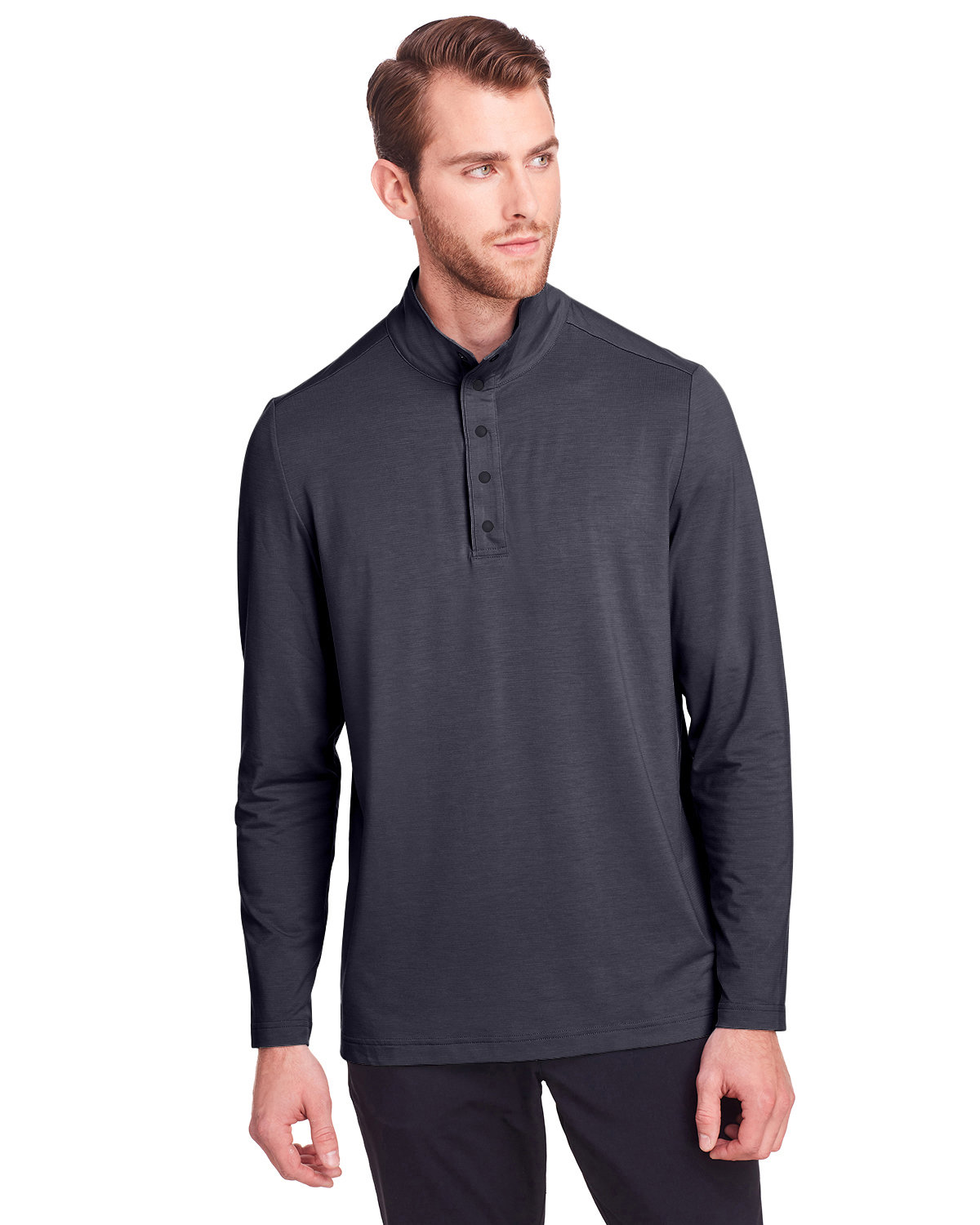 Mens Jaq Snap-Up Stretch Performance Pullover-North End