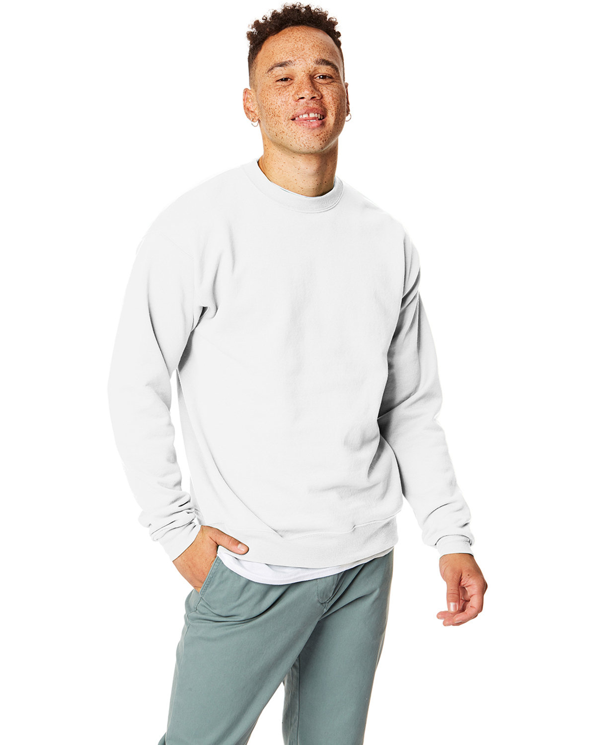 Unisex Ecosmart® Crewneck Sweatshirt-Hanes