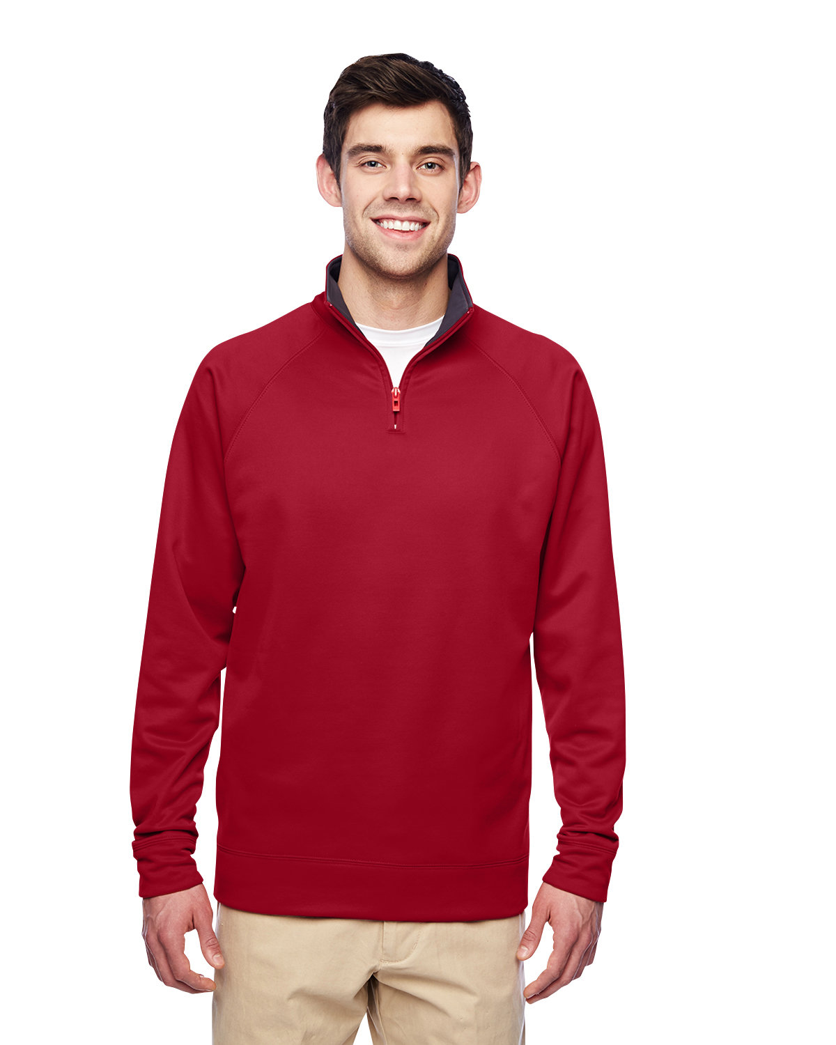 Adult Dri-Power® Sport Quarter-Zip Cadet Collar Sweatshirt-Jerzees
