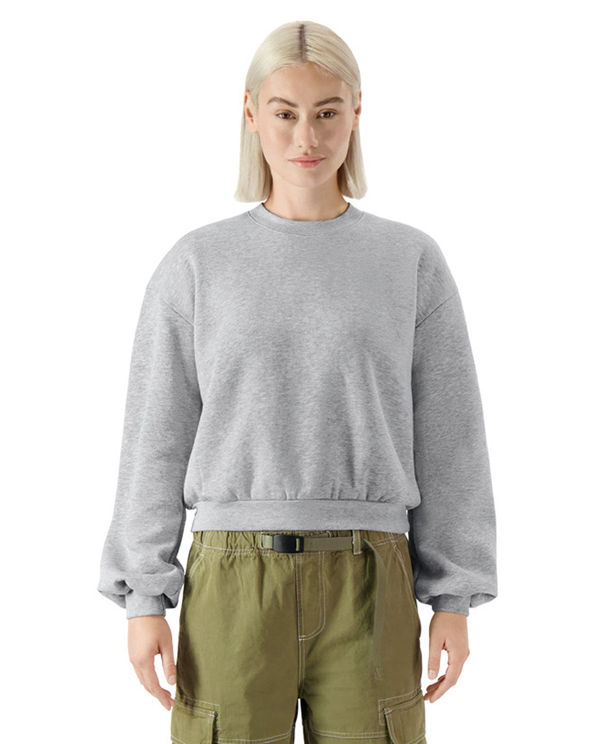 Ladies Reflex Fleece Crewneck Sweatshirt-American Apparel
