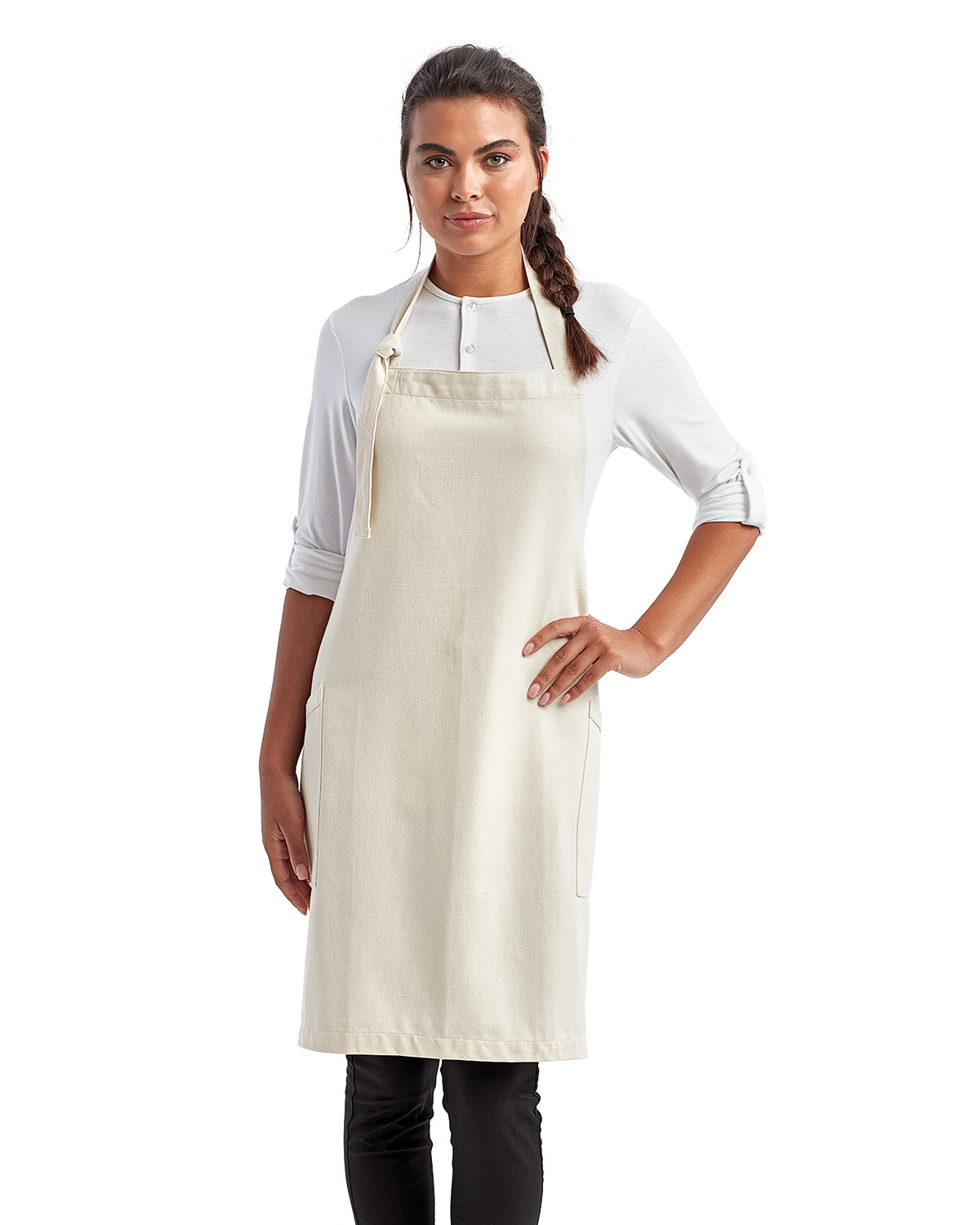 Unisex &#8216;regenerate&#8217; Recycled Bib Apron-Artisan Collection by Reprime