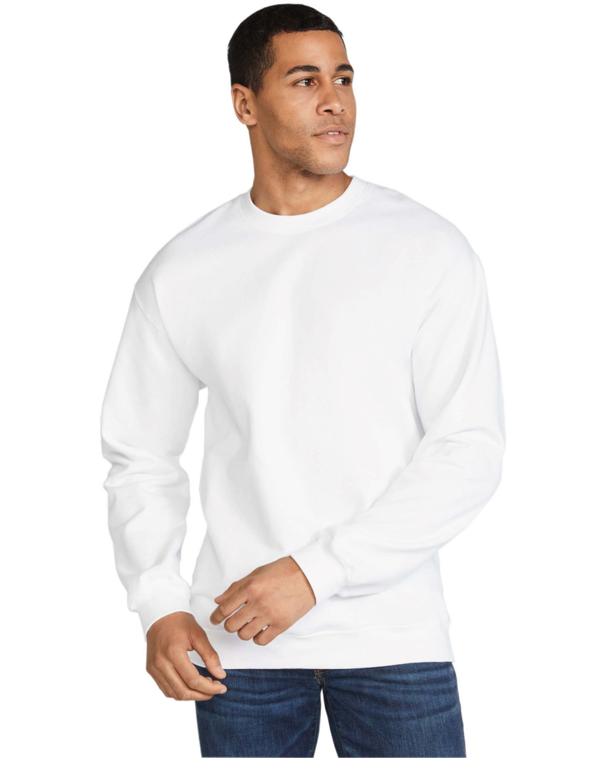 Adult Softstyle® Fleece Crew Sweatshirt-Gildan