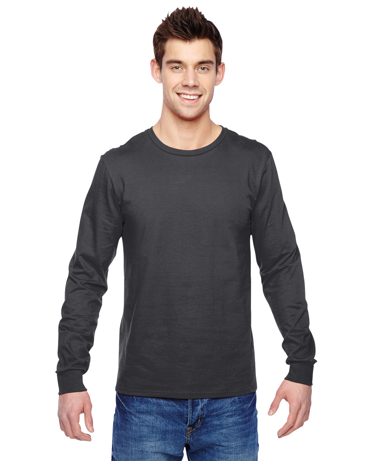 Adult Sofspun® Jersey Long-Sleeve T-Shirt-Fruit of the Loom