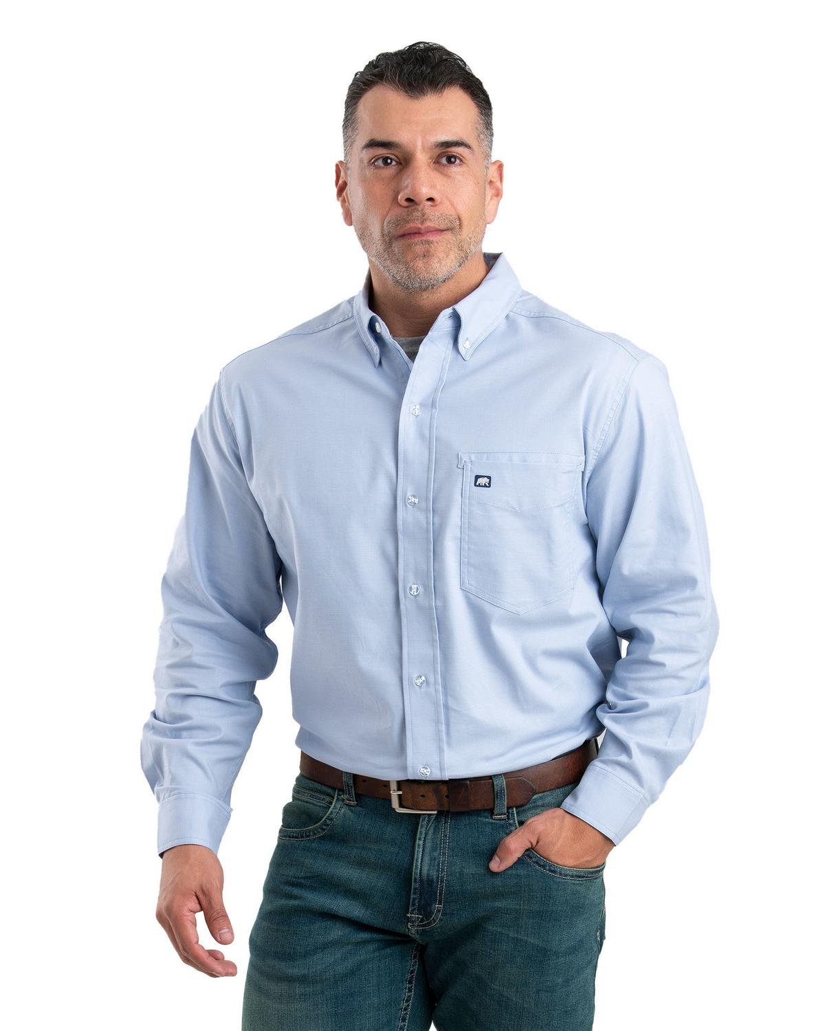 Mens Foreman Flex180 Button-Down Woven Shirt-Berne