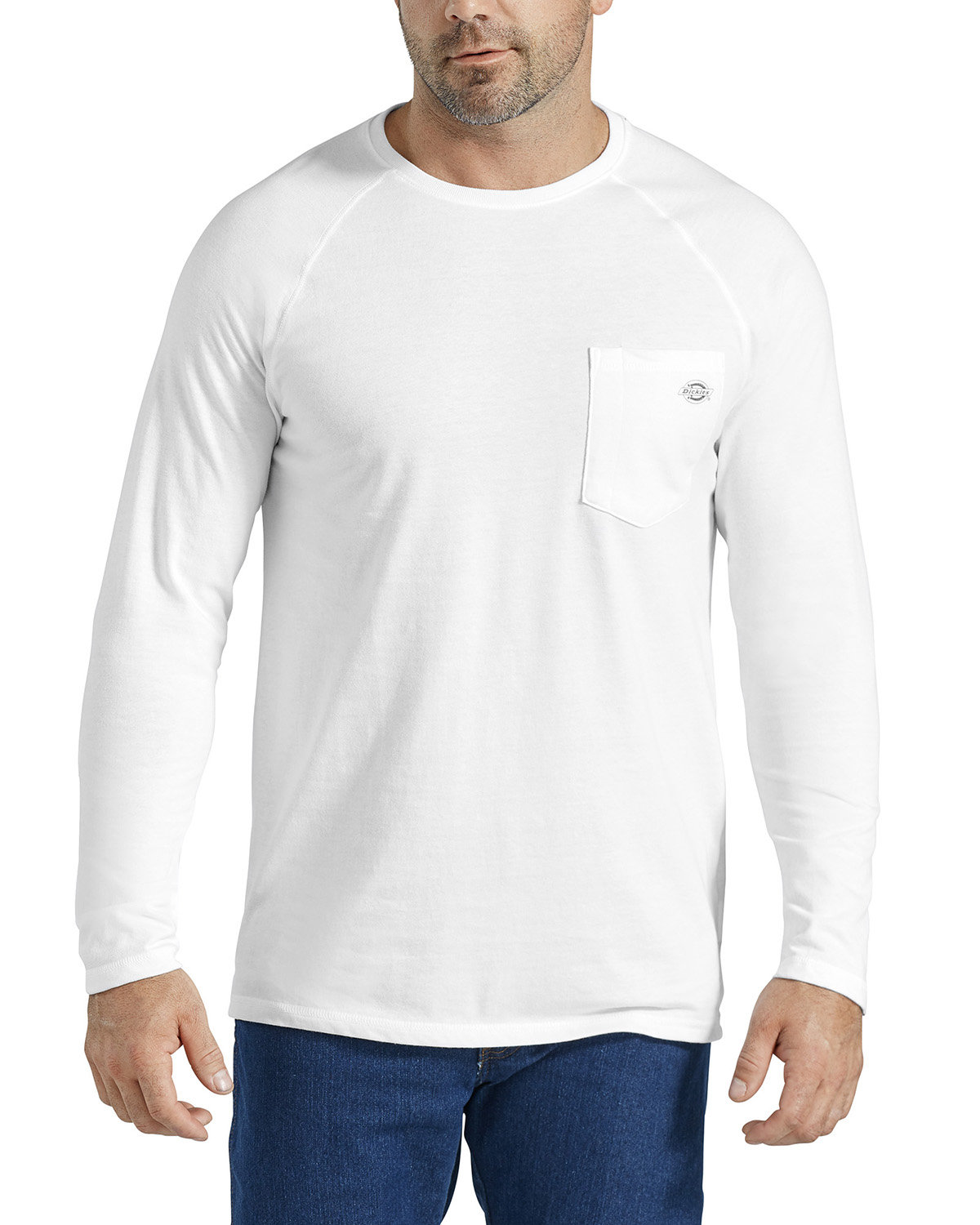Mens Temp-Iq Performance Cooling Long Sleeve Pocket T-Shirt-Dickies