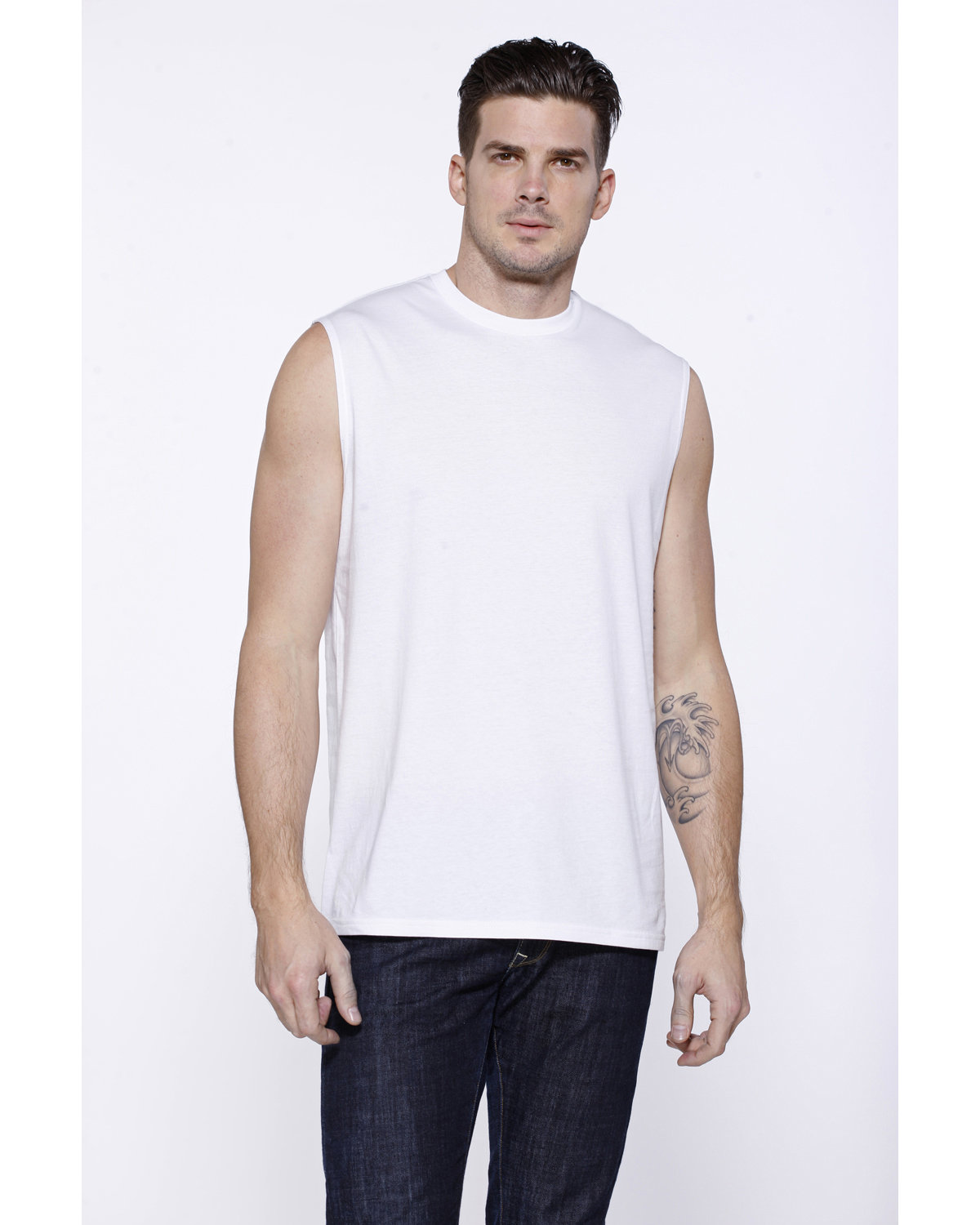 Buy Mens Cotton Muscle T-Shirt - StarTee Online at Best price - NY