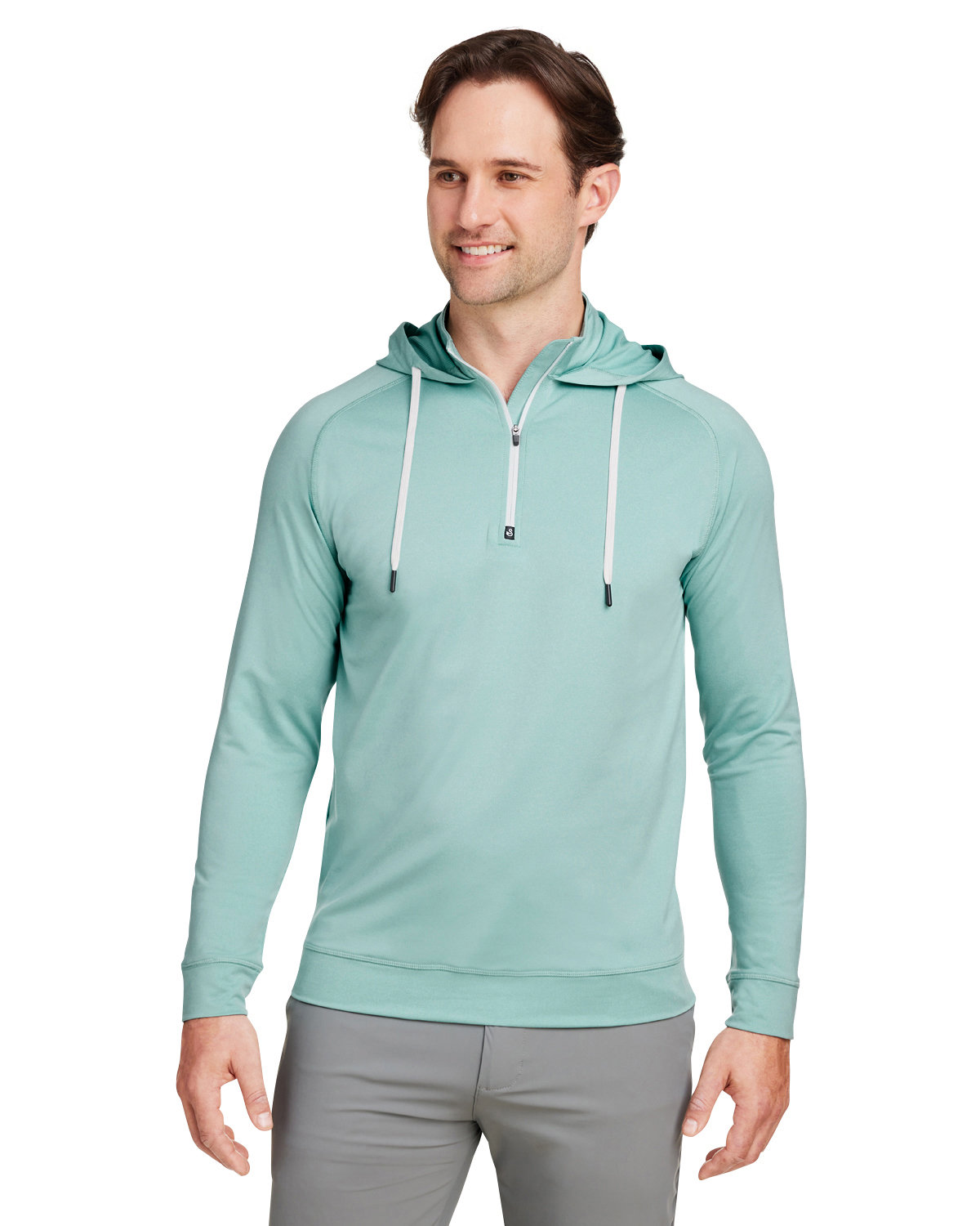 Unisex Vandyke Quarter-Zip Hooded Sweatshirt-Swannies Golf