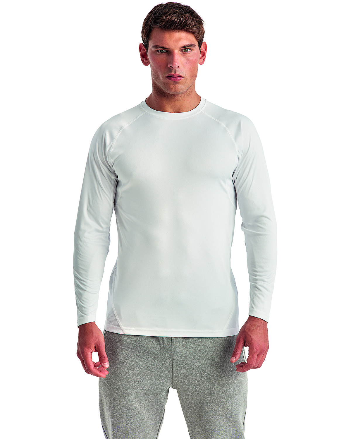 Unisex Panelled Long&#45;Sleeve Tech T&#45;Shirt-TriDri