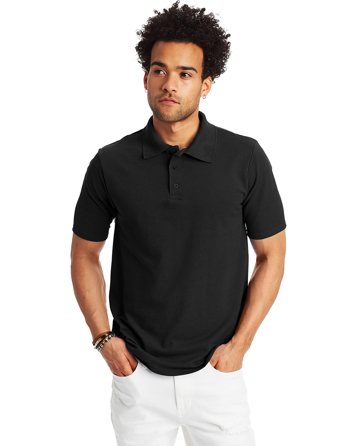 Hanes Mens Short Sleeve X-Temp W/FreshIQ Polo Shirt The new style has ...