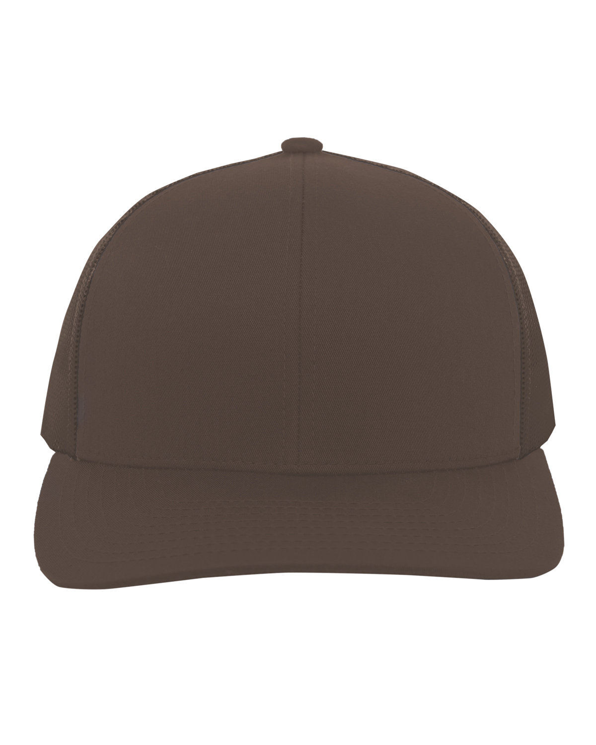 Pacific Headwear Trucker Snapback Hat BROWN 