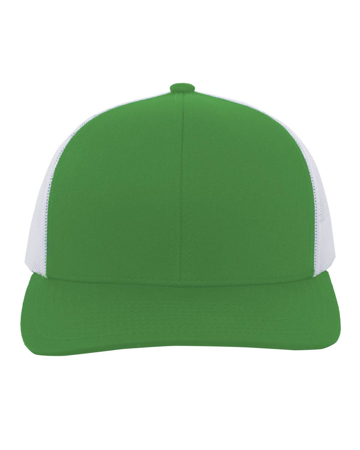 Pacific Headwear Trucker Snapback Hat KELLY/ WHITE 